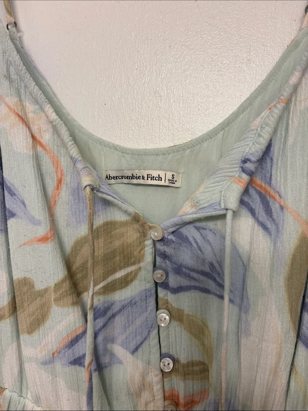 Abercrombie & Fitch Pastel Floral Maxi Dress
